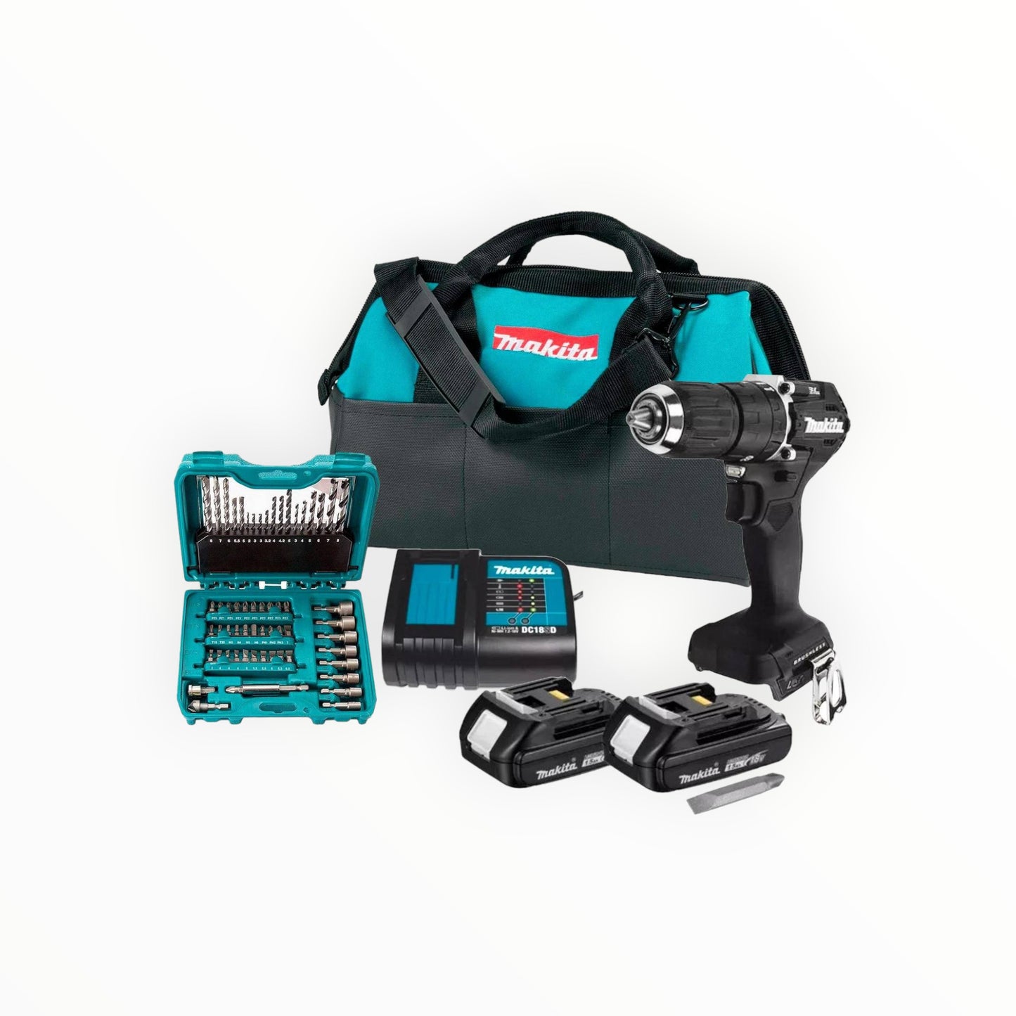 TALADRO INALAMBRICO 18V LXT VERDE 1.5A DDF453SYE + MALETA