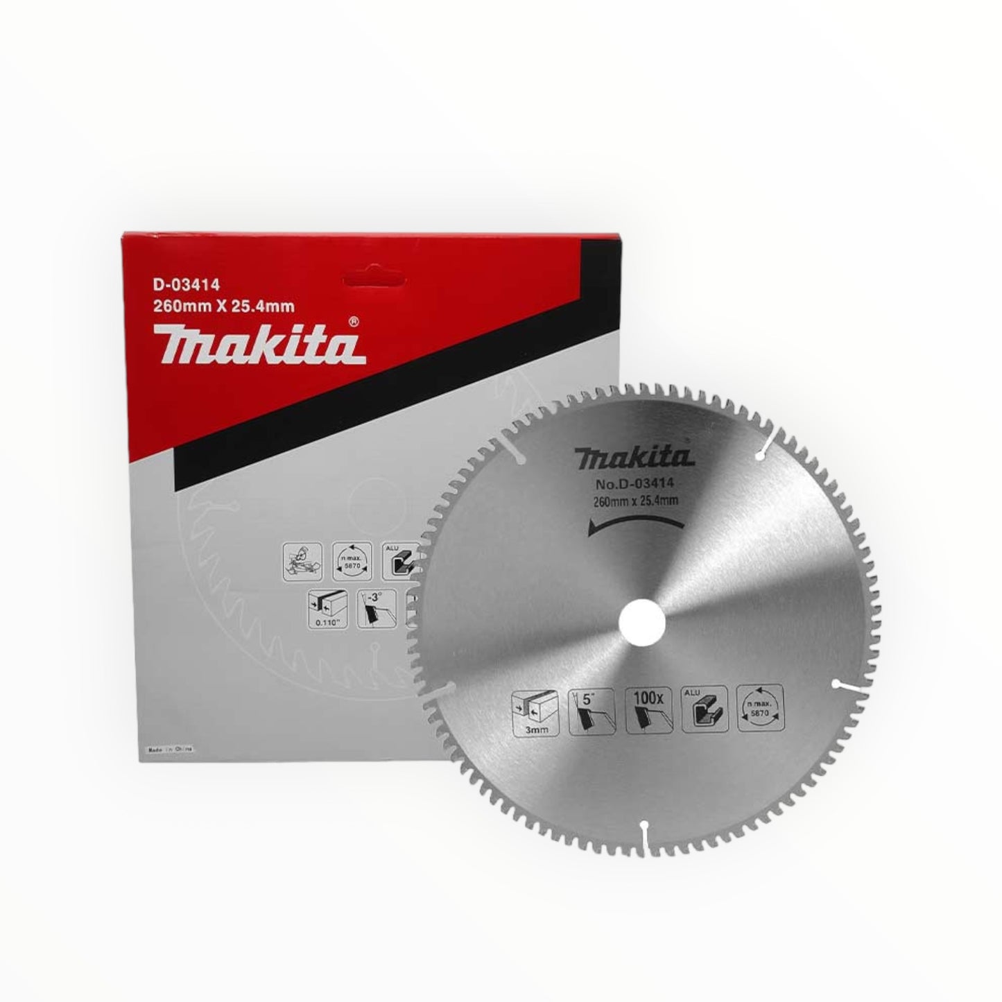 DISCO ALUMINIO 10"X100T D-03414