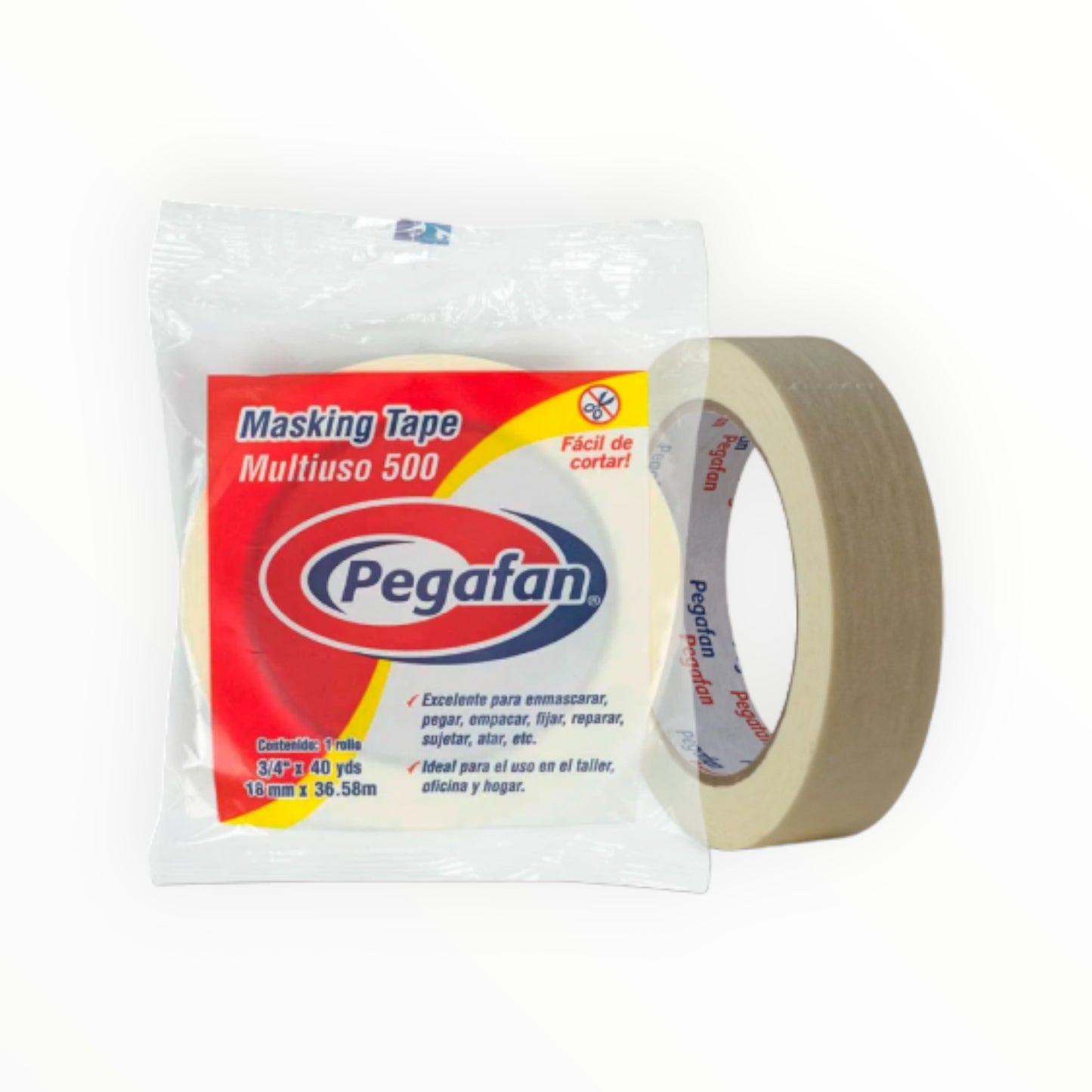 MASKING TAPE 500 1/2"X30YDS