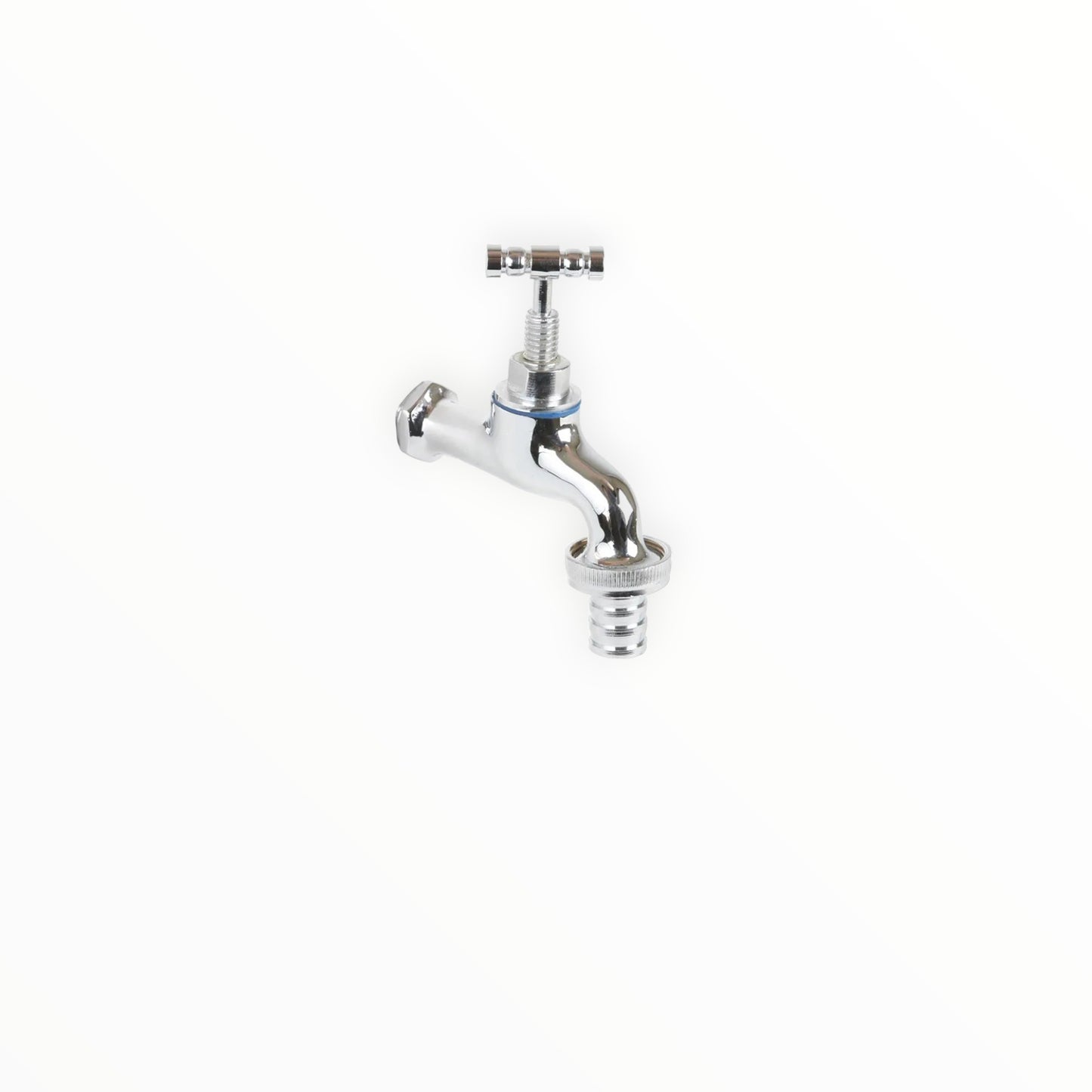 LLAVE JARDIN CROMADO LISO
