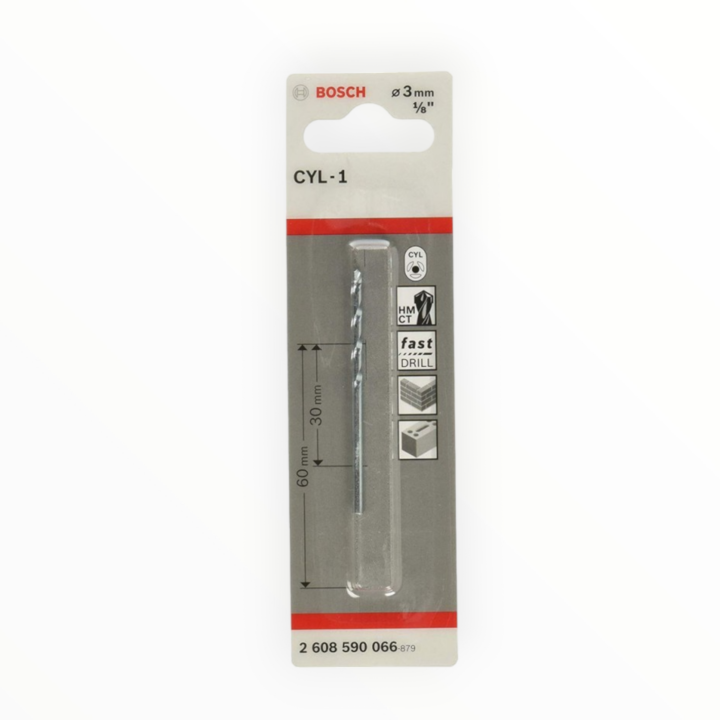 BROCA CONCRETO 1/8" (3MM) CYL-1