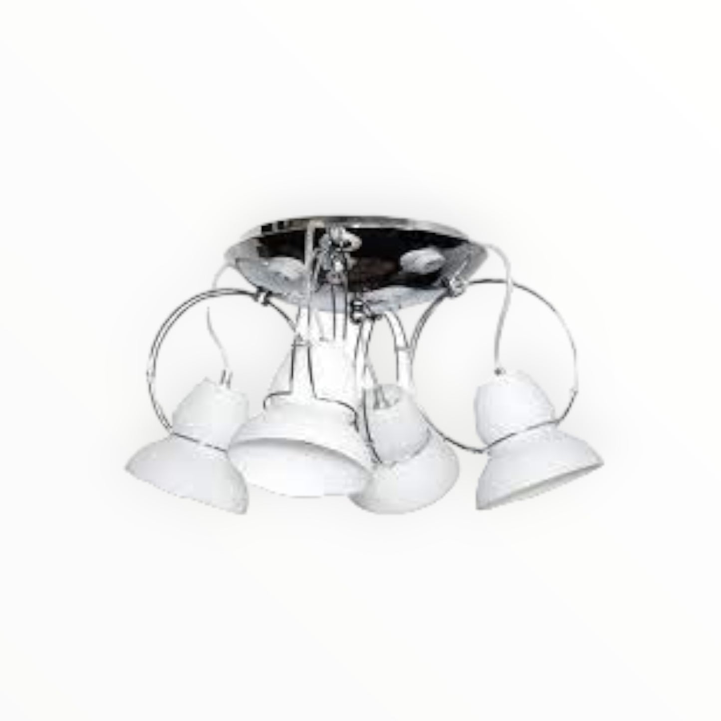 LAMPARA DE TECHO IS-9000-4+1 CROMADO