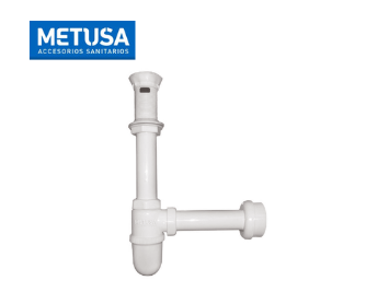 TRAMPA BOTELLA C/DESAGUE 1-1/4" (BOLSA) MASA021B