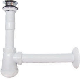 TRAMPA BOTELLA MOD. EURO C/DESAGUE CROMADO 1 1/4"