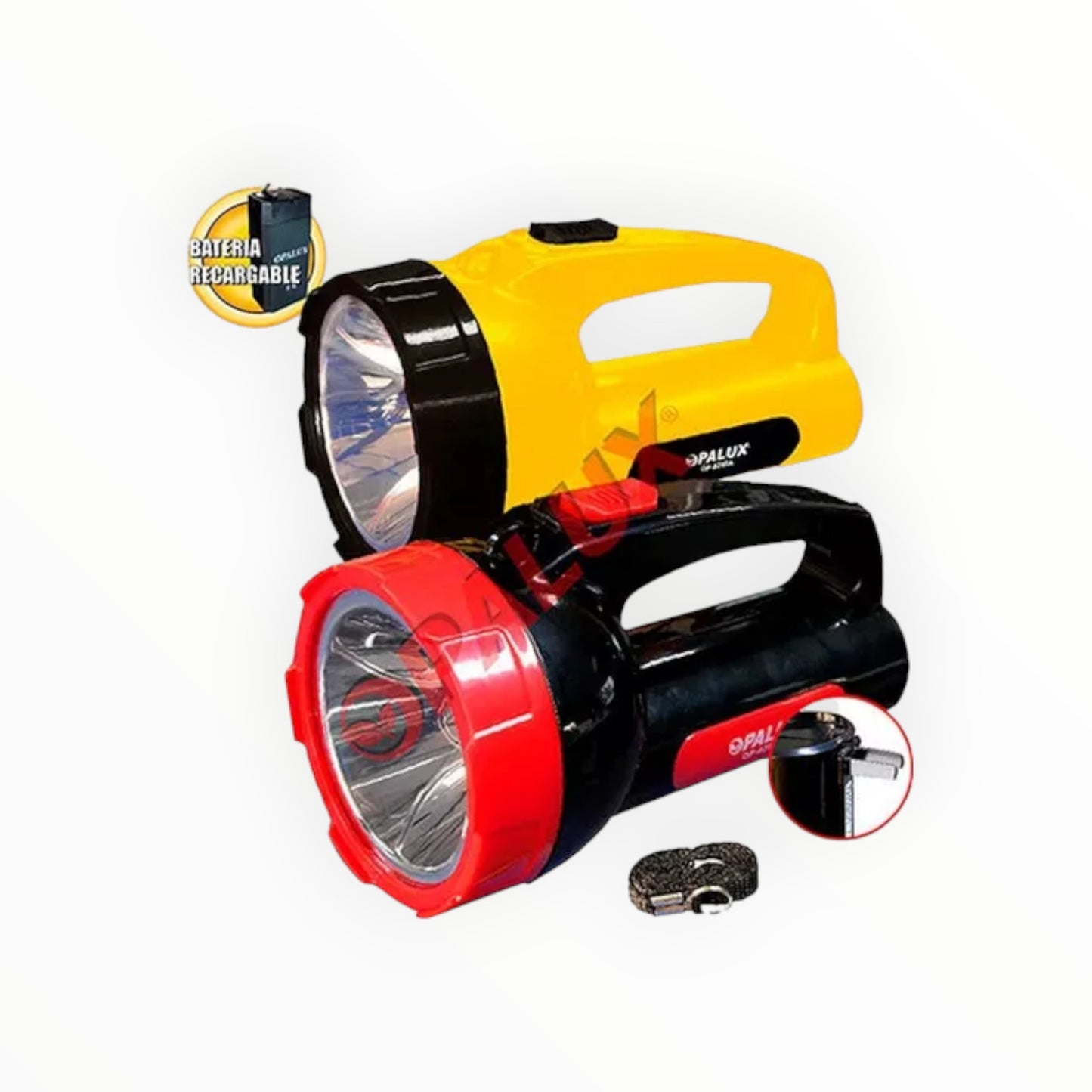 LINTERNA RECARGABLE LED 5W (EN CAJA) OP-8295A