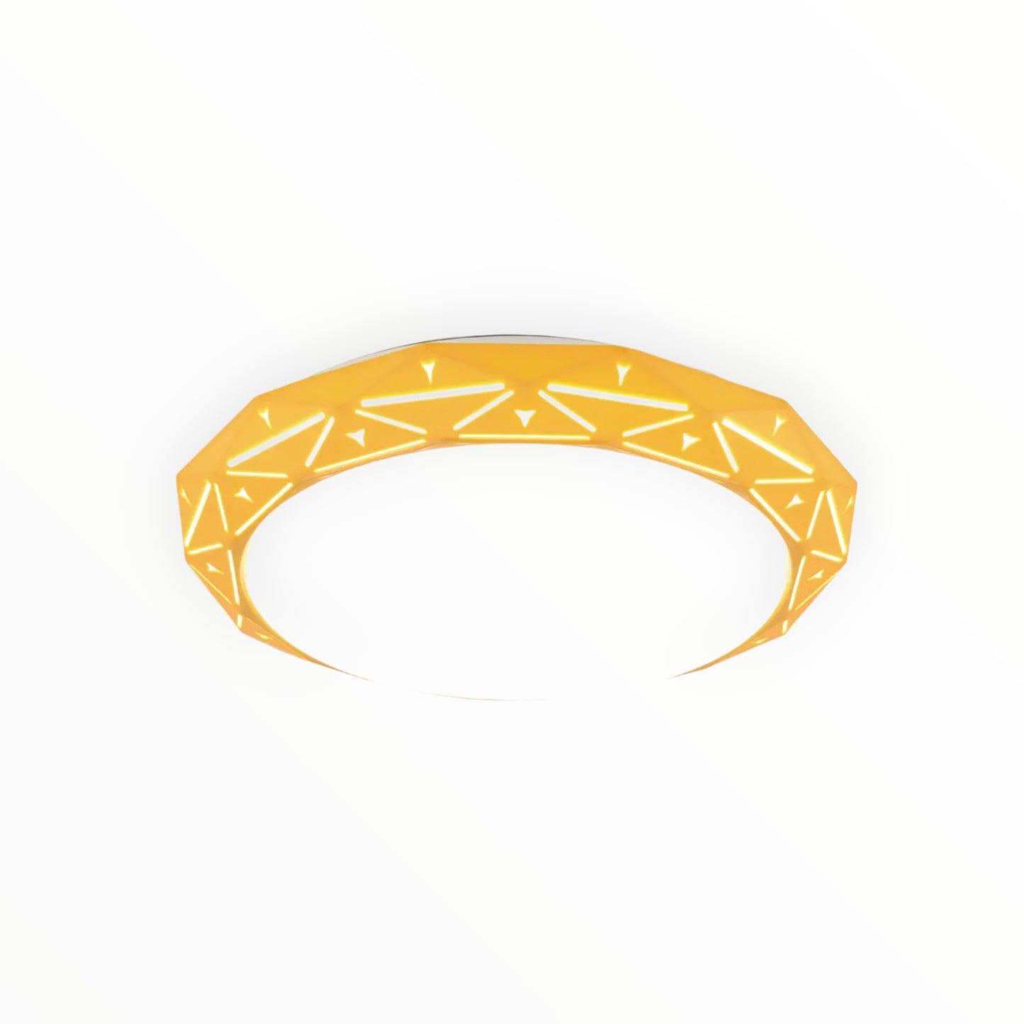 PANEL PLAFON LED GEOMETRICO AMARILLO 24W AOR-DECO1AM-24W