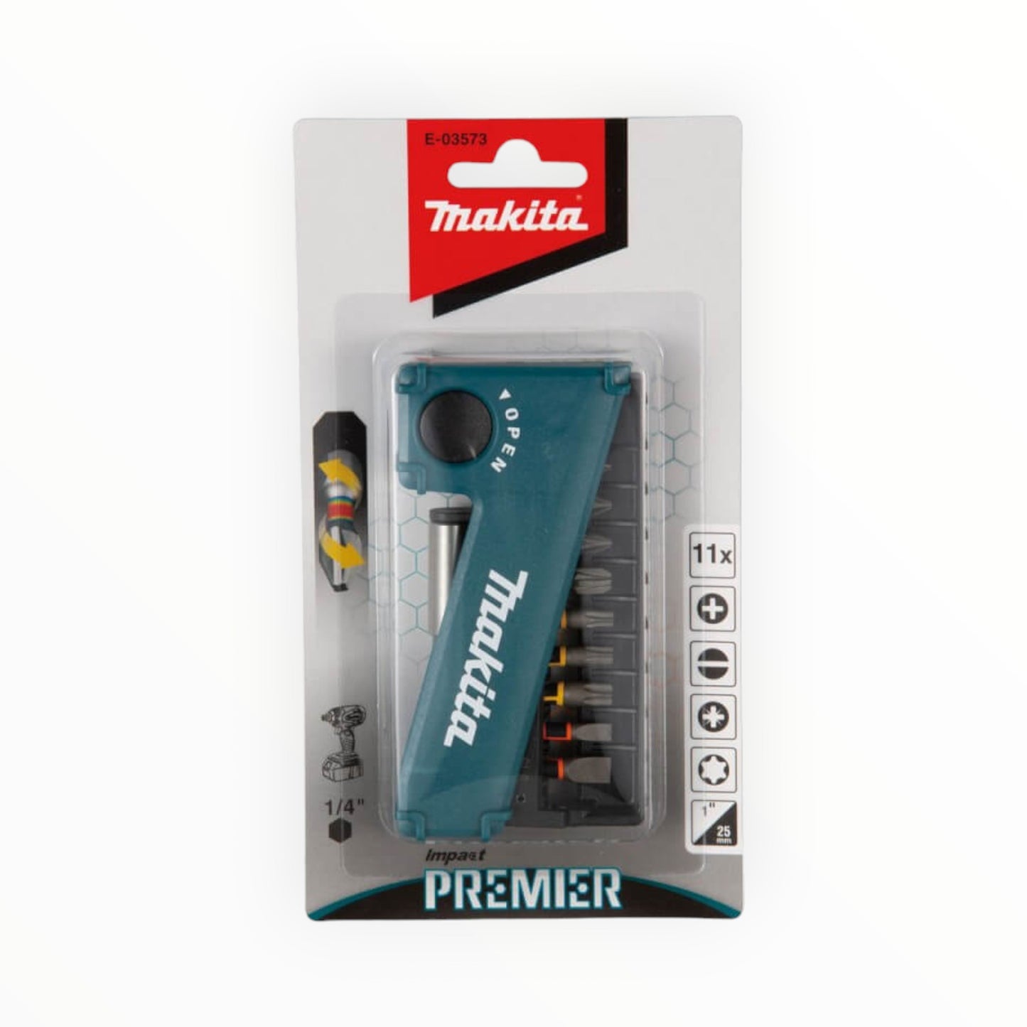 PUNTA 11PZA + ADAPTADOR MAGNETICO IMPACTO E-03573