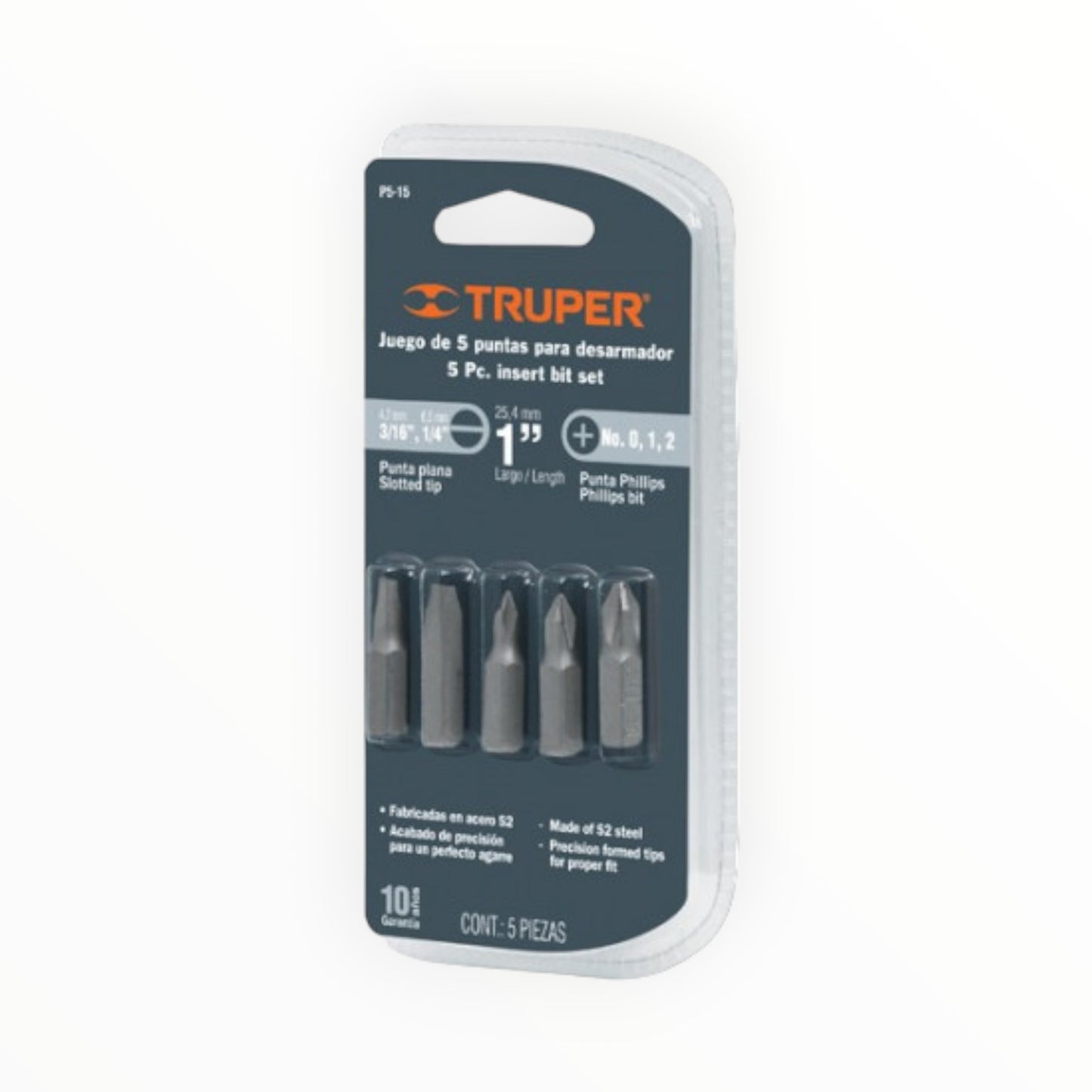 PUNTA PHILLIPS 1" PH2 5PZA 17780