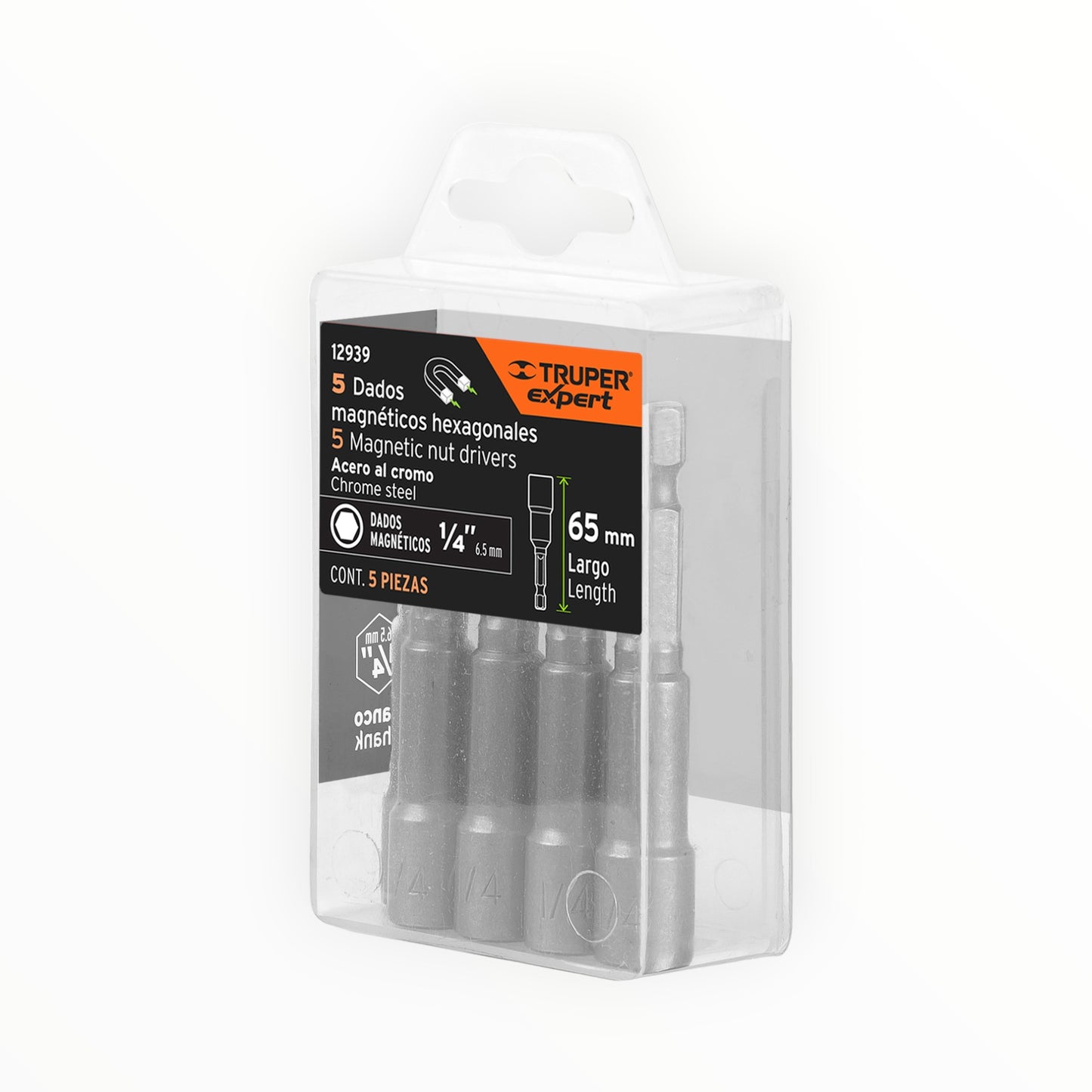 PUNTAS ADAPTADORES 1/4" 5PZA 12939