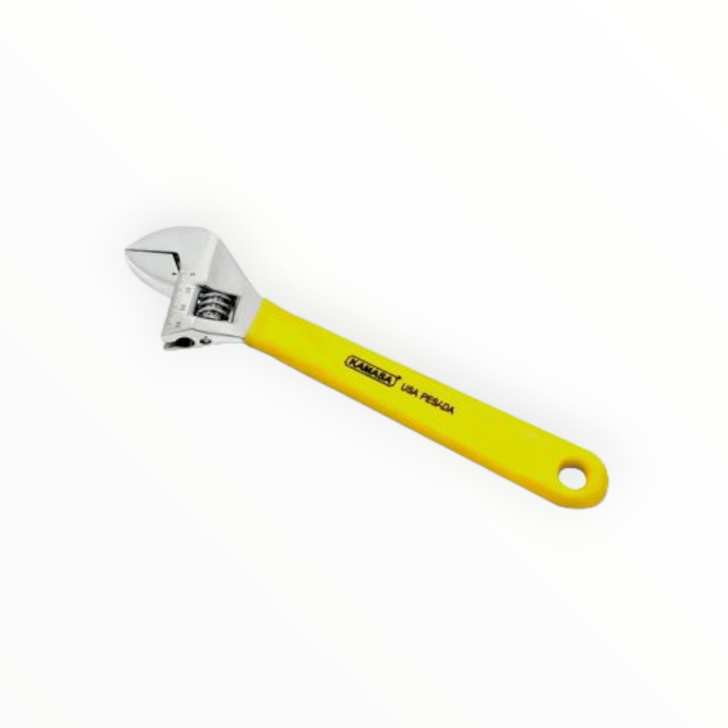 LLAVE FRANCESA 10" M/AMARILLO KM443