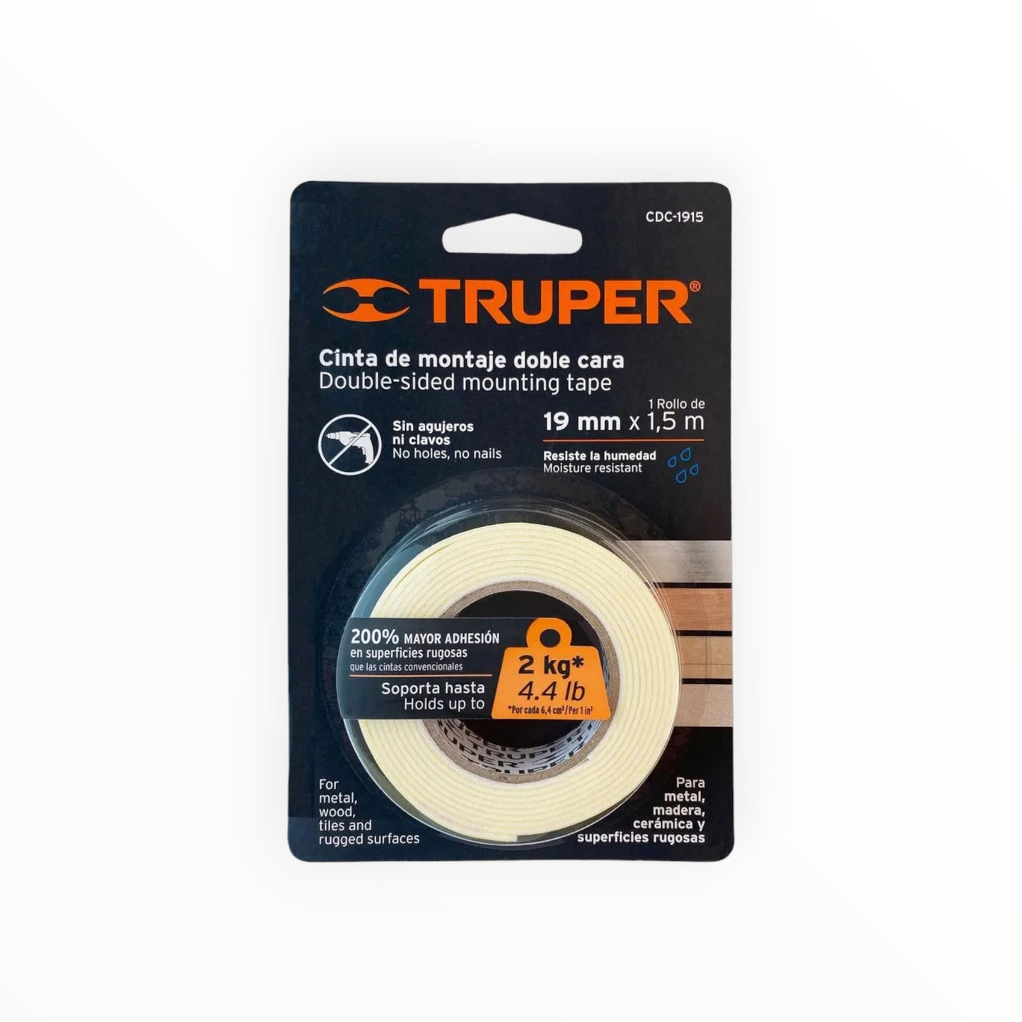 CINTA DOBLE CONTACTO 1.5MTS 11724