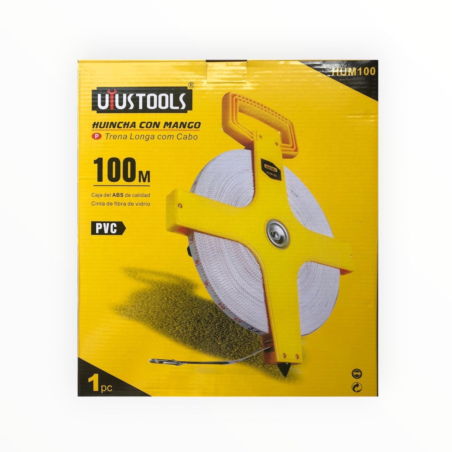 WINCHA PLASTICA C/ASA 100MTS HUM100