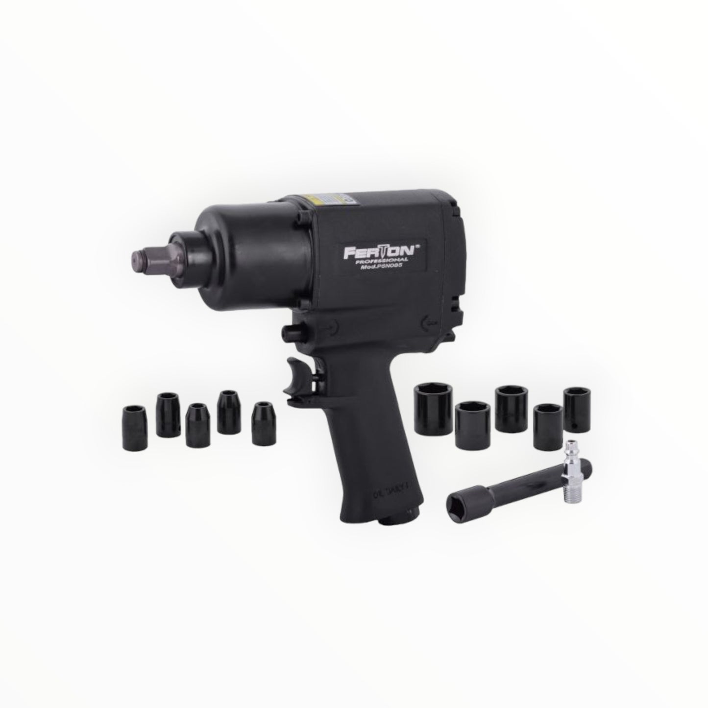 LLAVE AIRE IMPACTO 1/2" 17PZA + MALETA YNJ017