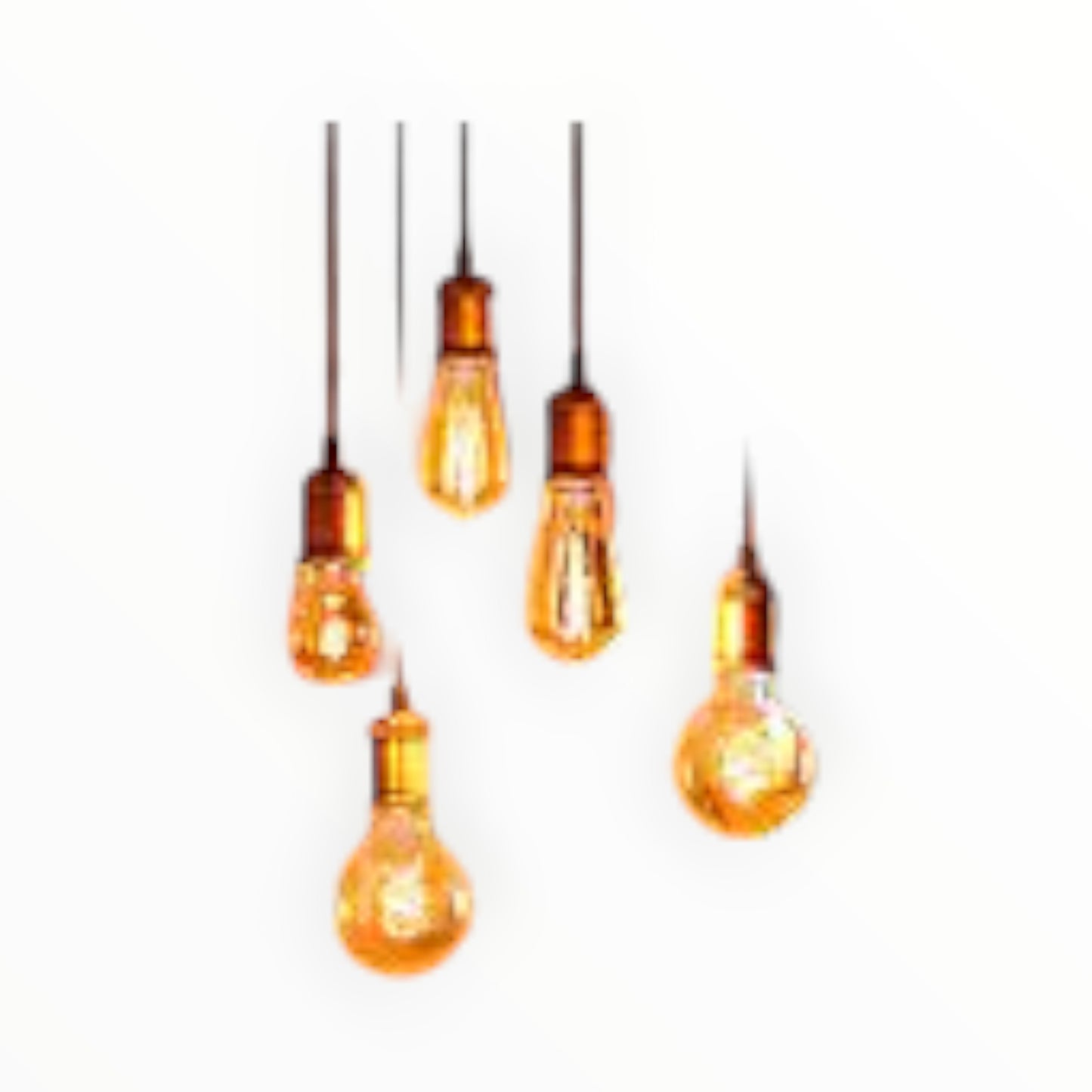 FOCO DECORATIVO TUBULAR AMBAR TT75