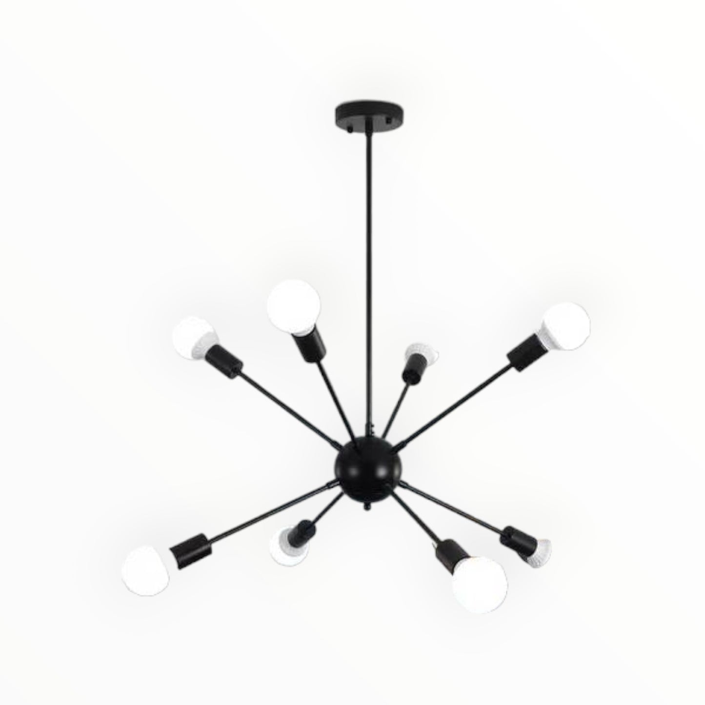 LAMPARA COLGANTE T/ATOMO NEGRO K1211-10