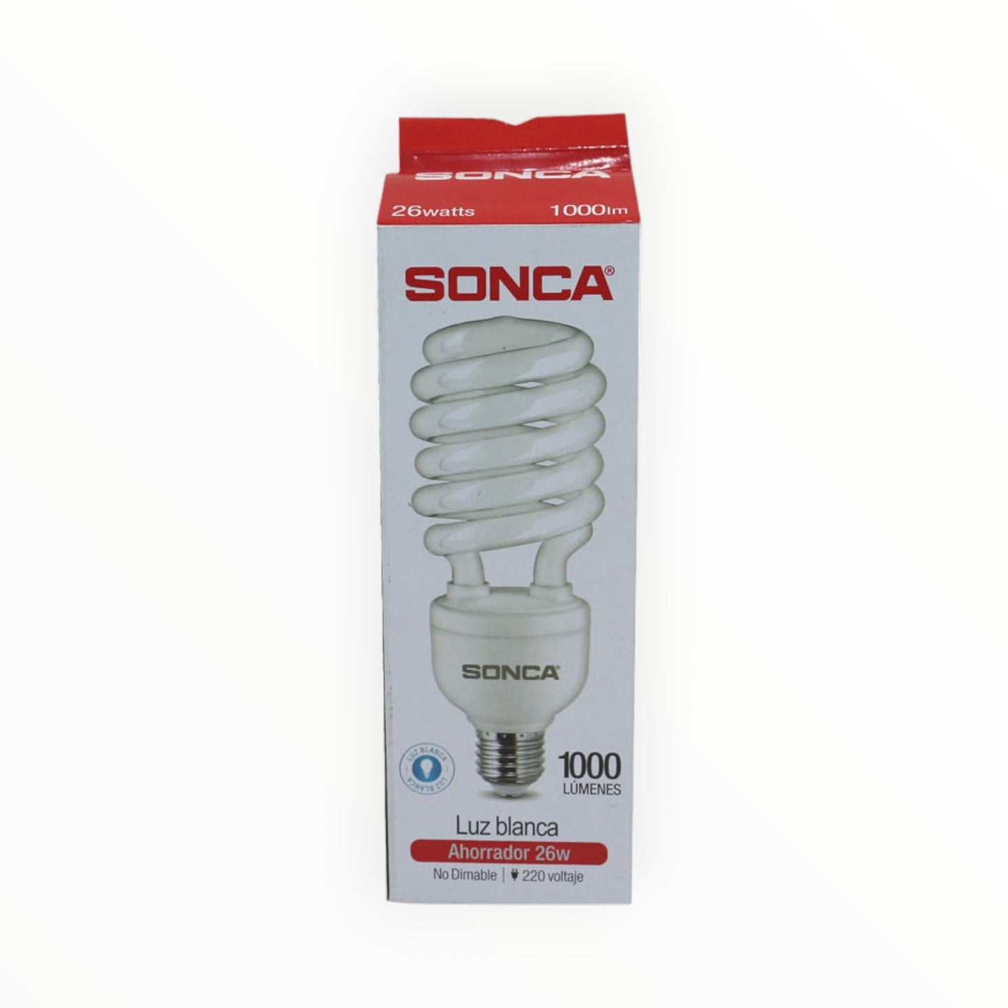 FOCO GLOBO AHORRADOR L/BLANCA 26W