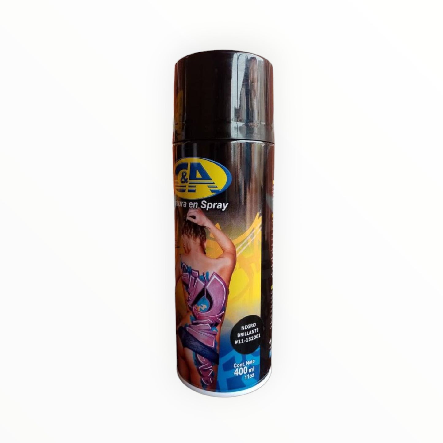 SPRAY NEGRO BRILLANTE