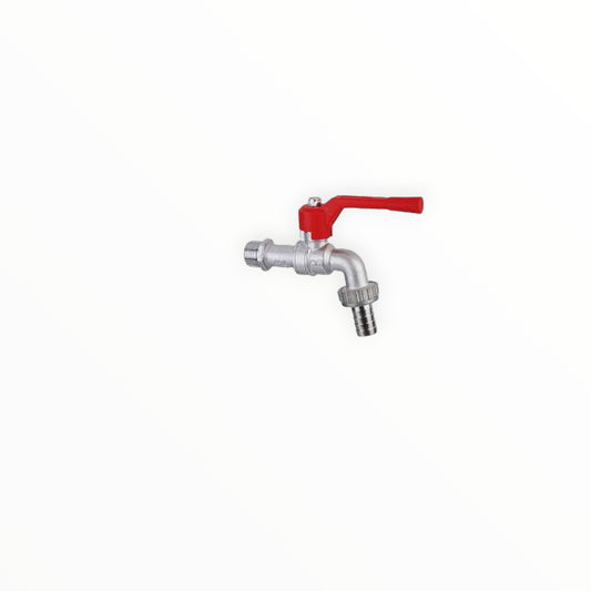 LLAVE JARDIN BRONCE M/PLANO ROJO FY-221B-R