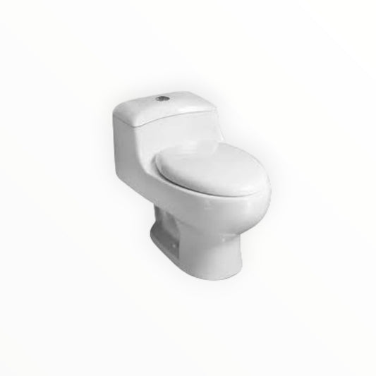 INODORO ONE PIECE BLANCO + ASIENTO + ANILLO + PERNO ANCLAJE 209