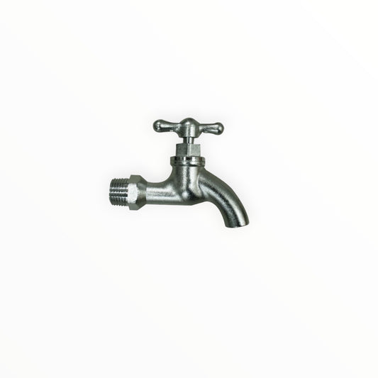 LLAVE JARDIN CROMADO ASPERO