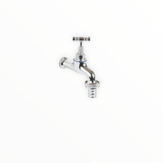LLAVE JARDIN CROMADO LISO