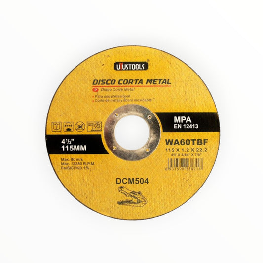 DISCO CORTE METAL 4-1/2"X3/64" DCM504