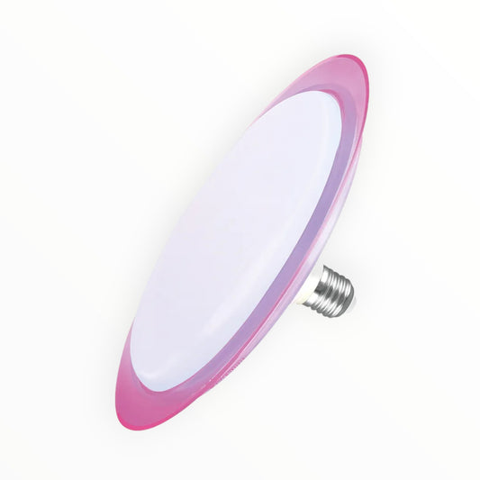 FOCO LED SATURNO ARO ROSADO 36W 6500K E-27 L/BLANCA