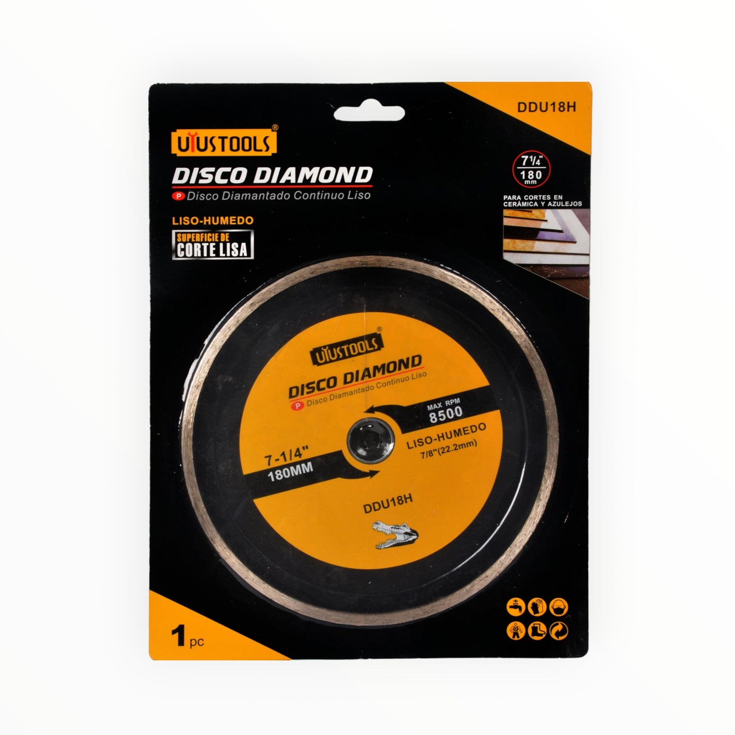 DISCO DIAMANTADO CONTINUO 7-1/4" DDU18H