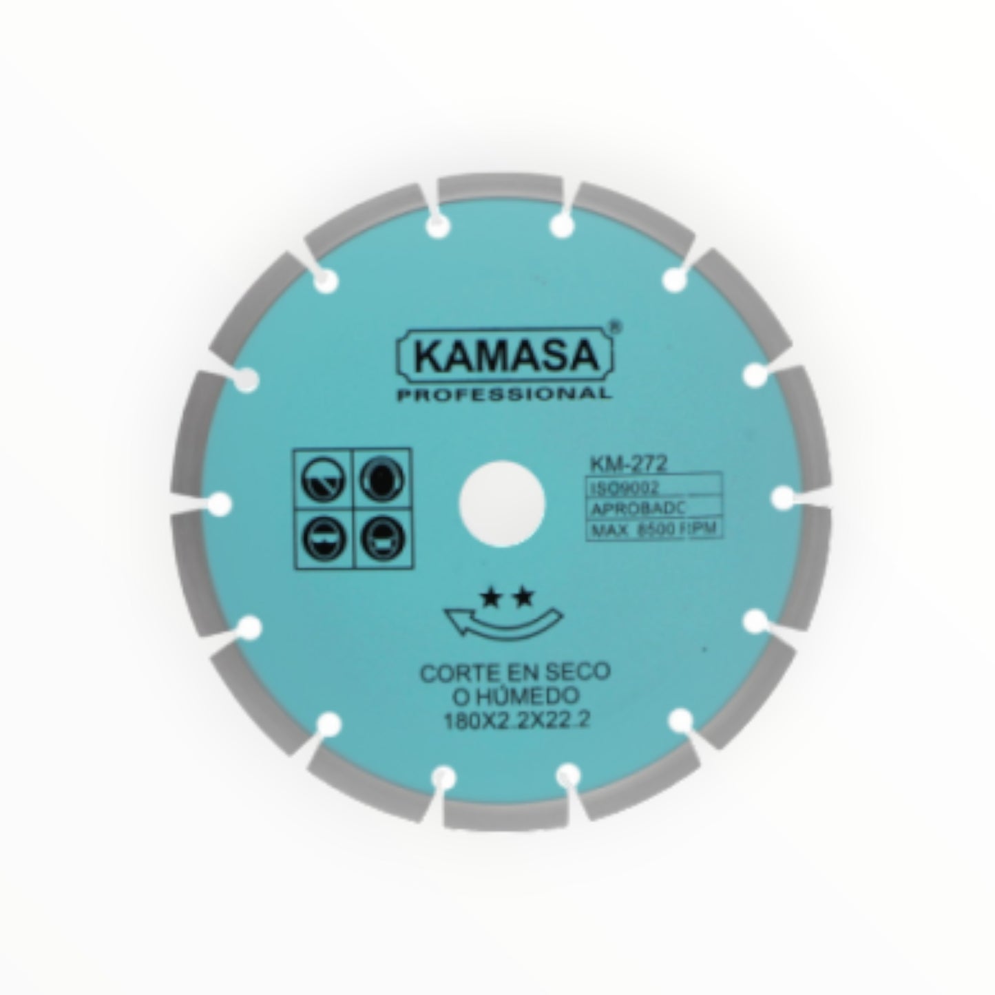 DISCO DIAMANTADO SEGMENTADO GRIS 7-1/4" KM272 - KAMASA