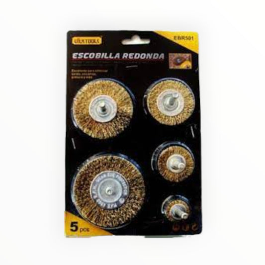 ESCOBILLA REDONDA 5PZA EBR501