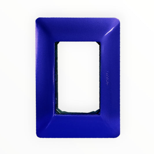 PLACA TRIPLE C/SOPORTE AZUL BM203.BLU..