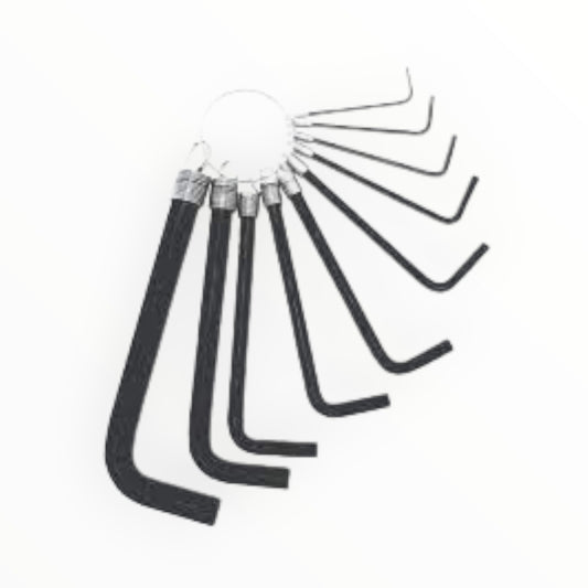 LLAVE ALLEN NEGRO 10PZA KM1116