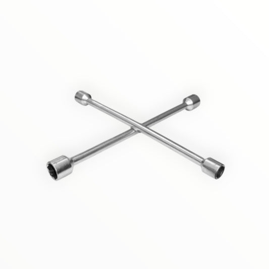 LLAVE CRUZ CROMADO 14"