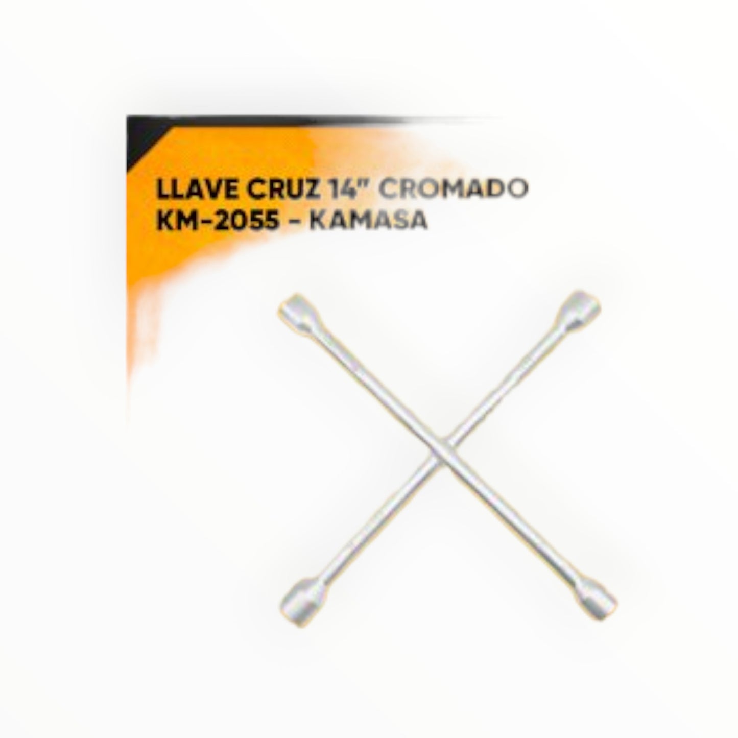 LLAVE CRUZ CROMADO 14" KM2055