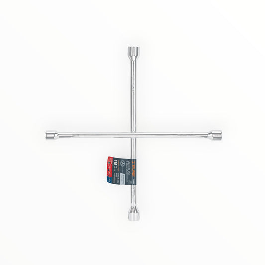LLAVE CRUZ CROMADO 18" 15480