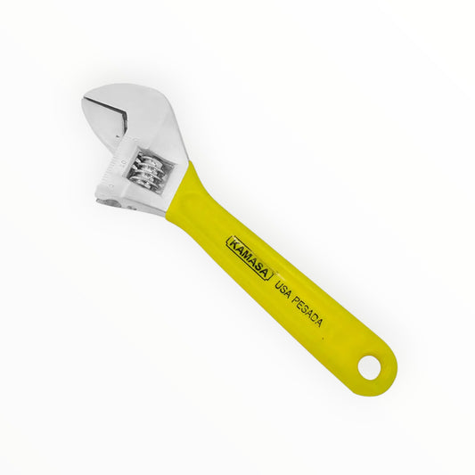 LLAVE FRANCESA 06" M/AMARILLO KM6050