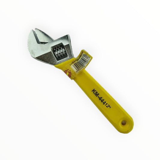 LLAVE FRANCESA 12" M/AMARILLO KM444
