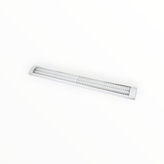 PORTAFLUORESCENTE LED 2X18W REJILLA IP22