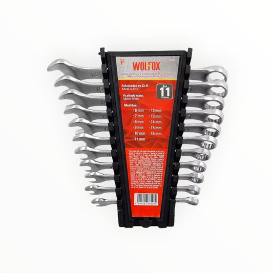 LLAVE MIXTA COMB CR-V 11PZA (6-16MM) WF0202