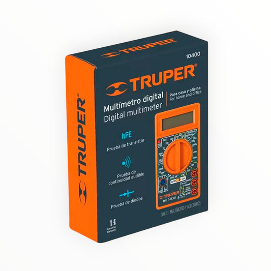 MULTITESTER DIGITAL CASERO 10400