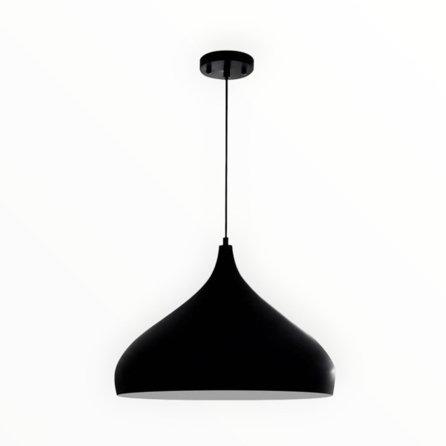 LAMPARA COLGANTE CAMPANA NEGRO E2774-101/1XE27/BK